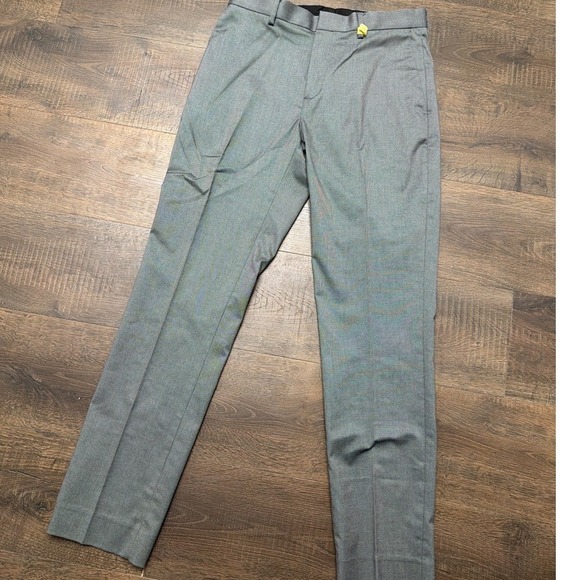 Banana Republic Other - Banana Republic Mens 30x32 Gray Slim Fit Dress Pants Flat Front Trousers